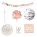 udc STC Birthday Set for Party Blush Rose Gold