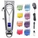 SCHON Cordless Rechargeable Hair Clippers and Trimmer - Precision Blades Hair Cutting Kit with 8 Guide Combs - Buy Online on GoSupps.com