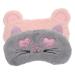 FRCOLOR 2 Pi ces Masque de sommeil masques de sommeil pour enfants oeil de dessin anim patch yeux bandeau yeux animal masque pour enfants beaux bandeaux d'ombrage ombrager les yeux band s