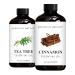 Brooklyn Botany Tea Tree & Cinnamon Essential Oils 4 Fl Oz (Pack of 2) 100% Pure & Natural Warming & Purifying Aromatherapy Blend