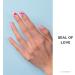NAILOG Semi Cured Gel Nail Strips 34 pcs Salon-Quality Gel Nail Stickers Long Lasting Nail Wraps for Women with Soft Gel Finish Vintage Print & Silver Glitter (Seal of love) - Buy Online on GoSupps.com