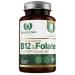 Royal Oak Health Vitamin B12 Tablets High Strength Methylcobalamin with Vitality Formula Folic Acid & Vitamin B6 - B12 Vitamin Tablets Supplement Made in The UK