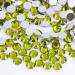 500 Pieces SS30 6mm Flatback Rhinestones Clear Glass Round Gems Crystals for Nail Art DIY Crafts Clothes Shoes Bags (Olive Green)