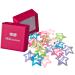HAARallerliebst Hair Clips for Girls - Colorful Star Clips (20 Pieces 3cm) with Pink Storage Box - Buy Online on GoSupps.com