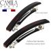 Camila Paris AD1/2 French Hair Barrette Clip Set - 2 Pack Tortoise | Strong Hold Grip Hair Clips for Women & Girls | Made in France 2.5 Inch - Buy Online on GoSupps.com