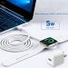 3.3FT Apple Watch Charger - Magnetic Charging Cable with USB Wall Plug for Apple Watch Series 8/7/SE/6/5/4/3/2/1 - White - Buy Online on GoSupps.com