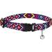 CollarDirect Aztec Cat Collar Breakaway - Pack of 2 Nylon Tribal Pattern Geometric Collars for Cats in Teal and Magenta - Buy Online on GoSupps.com