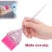 Glitter Handle Hair Dye Brush Hair Coloring Tool with Long Handle Material Pearly Lustre Handle for Beauty Salon and Hair Salon (Pink) - Buy Online on GoSupps.com