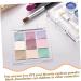 COLLBATH Eyeshadow Holder 2pcs Compact Empty Highlighter Cases Transparent Refillable Cosmetics Containers Eyeshadow Case - Buy Online on GoSupps.com