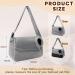Hikeman Dog Carrier Bag - Adjustable Pet Shoulder Bag for Travel & Outdoors (Gray) - Perfect Dog Bag for Easy Carrying - Buy Online on GoSupps.com