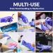 Klex Nitrile Exam Gloves - Medical Grade, Powder & Latex Free, Food Safe, Lavender - 100, 300, 1000 Count - S M L XL - Medium Size - Buy Online on GoSupps.com