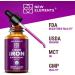 Organic Liquid Iron Supplement for Women & Men | Blood Builder Vitamin for Anemia | Natural Grape Flavor with MCT Oil | Immune Support | 2 Fl Oz - Buy Online on GoSupps.com