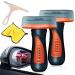 Louisx Glass Cleaning Board Glass Coating for Windshield 2-in-1 Glass Cleaner Plus Rain Repellent Repel Glass and Surface Cleaner Improves Clarity and Visibility (2PCS Rain Remover) 2PCS Rain Remover