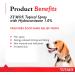 Zymox Hot Spot Spray for Dogs & Cats | Soothing Relief with Hydrocortisone | 2oz - Buy Online on GoSupps.com