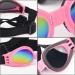 HIXNUG Pet Goggles Adjustable Strap Dog Goggles Wind Dust Fog Protection Eye Wear Goggles for Motorcycle Car Swimming (Black) - Buy Online on GoSupps.com