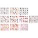 Nail Decal Nail Art Sticker Lipstick High Heels Pattern Self Adhesive for Home for Nail Salon for Natural Nail for Artificial Nail - Buy Online on GoSupps.com