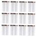 DRESSOOS 12 Sheets Waterproof Eyebrow Stickers Makeup Eyebrow Transfers Eyebrow Transfer Stickers 3d Template