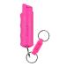 SABRE ADVANCED Pepper Spray Keychain with Quick Release  3-in-1 Pepper Spray, CS Tear Gas & UV Dye  Maximum Strength Police OC Spray, Finger Grip for Better Aim  Optional Practice Spray, Pink Pepper Spray 0.54 Fluid Ounces