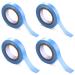 Sacubee 4 Rolls Lace Front Wig Tape Waterproof Strong Adhesive Double Sided Lace Wigs Tape Lace Front Support Tapes Bold Hold Hairpiece Tapes Double Sided Strip Toupee Tapes for Wig Hair Extension