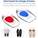 Buy Generic 2 Pairs Gel Heel Pillows - Silicone Heel Caps for Plantar Fasciitis & Heel Spur Relief - Comfortable Support for Foot Pain - International Shipping Available - Buy Online on GoSupps.com