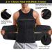 Men's Back Waist Posture Corrector - Comfortable Back Support Brace Under Clothes | XXL Black - Improve Posture & Enhance Comfort - Buy Online on GoSupps.com