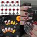 Shop Halloween Nail Rhinestones - Red Planet & Cross Shape Crystals Spider & Saturn 3D DIY Nail Decorations - Buy Online on GoSupps.com