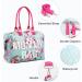LitBear Hospital Bag for Labor and Delivery - Large Waterproof Mommy Bag - Multifunctional Overnight Bag for Women (Blue Floral) - Buy Online on GoSupps.com