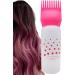 itrimaka Root Comb Applicator Bottle - Bottle Applicator Brush with Graduated Scale | Hair Oiling Applicator Bottle for Hair Dye Oil Comb Precise for Scalp and Hair Care Red - Buy Online on GoSupps.com