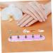 FRCOLOR 1 Set Nail Stand for Press on Nails Nail Color Showing Acrylic Nail Art Nail Holder for Painting Nails Nail Display Holder Press on Nail Holder Symphony Metal Bracket 12.8x3.9x3cm As Shown - Buy Online on GoSupps.com