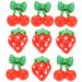 Healeved 120 Pcs Cherry Slices Strawberries Small Flatback Cute Lip Gloss Nail Gothic Home Decor Small Cherry Flatback Craftsman Hand Tools Strawberry Decor Hair Resin 3d Peach Red Fruit - Buy Online on GoSupps.com