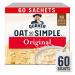 Quaker Oats So Simple Original Microwaveable 27g Sachets X 60 1.62 kg (Lot de 1)