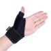 Thx4COPPER Reversible Thumb & Wrist Stabilizer Splint for Trigger Finger Arthritis Tendonitis Sprained Carpal Tunnel Breathable L-XL L Black