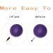 Purple 8-Inch Exercise Ball with Pump - Mini Yoga & Pilates Ball for Core Stability & Physical Therapy - Buy Online on GoSupps.com