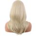 MapofBeauty 20 Inch Long Layered Blonde Synthetic Shoulder Length Wig with Bangs - Ideal for Daily Wear or Parties - Buy Online on GoSupps.com