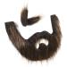 TOVINANNA 4 Sets Beard Dress up Brown Beard Pirate Beard Fake Eyebrow Fake Beard Beards for Costumes Plush 20.00X13.00X0.50CMx4pcs Multix4pcs - Buy Online on GoSupps.com