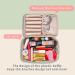 Queboom Green Travel Makeup Bag for Women - Cosmetic Toiletry Bag for Girls - Buy Online on GoSupps.com