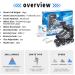 Nattork Adjustable Inline Skates for Adults & Teens | Black X-Large 8-10.5US | Indoor & Outdoor Roller Blades for Boys - Beginners - Buy Online on GoSupps.com