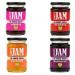 Scotts Jam No Added Sugar Pick N Mix - Choose From 4 Flavours | Raspberry Strawberry Marmalade Blackcurrant with Sweetener 340g Jar Pack of 4