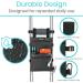 Vive Crutch Pouch Bag with Foam Hand Grip Pads - Lightweight Ergonomic Tote for Broken Leg Crutches - Storage Pockets, Black - Buy Online on GoSupps.com
