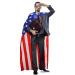 American Flag Costume Set: Cape, Retro Sunglasses, Headband for 4th of July Celebration - Buy Online on GoSupps.com