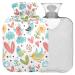 Naanle Spring Bird hot water bottle with cover transparent bag hot water bottle 1l heat bottle for bed handfoots Warmer pain relief heat and cold therapy