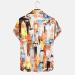 Photno Men's Floral Hawaiian Shirt - Short Sleeve Beach Tee, Yellow - Plus-Size Large - Buy Online on GoSupps.com
