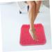 Beaupretty 1st Foot Massage Cushion - Multifunctional Shower Massage Pad & Spa Detergent Foam - 26.5x3x3.5cm Pink Foot Massager for Relaxation - Buy Online on GoSupps.com