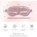 SILKSLEEK 22 Momme Pure Mulberry Silk Sleeping Eye Mask - 100% Silk Filled Travel Essentials for Super Soft Comfort - Blush Pink - Buy Online on GoSupps.com