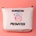 JXGZSO Dungeon Meowster Cosmetic Bag Dungeons and Cat Lover Gift Funny DND Gamer Gift Dungeon moewster  - Buy Online on GoSupps.com