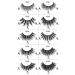 10 Pairs 3D Mink Eyelashes Natural Soft Wispy Volume False Lashes for Daily Wear | Reusable & Fluffy (#309 - Buy Online on GoSupps.com