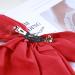 Inilbran Vintage Silk Bow Hair Clips Red Bowknot Long Silk Tail Bow Clip Large Hair Accessories for French Hair Bowknot Clip - Buy Online on GoSupps.com