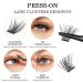 120Pcs Self Adhesive Eyelashes - Natural Look No Glue Needed Reusable Lash Clusters with Tweezer - DIY Lash Extensions for Beginners International Shipping Available - Buy Online on GoSupps.com