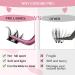 Cluster Lashes 72 Pcs Lash Clusters 2 in 1 DIY Eyelash Extension Individual Cluster Eyelashes Juliet Style Self-Application Fluffy Super Thin Band Reusable Soft & Comfortable(Juliet-D-10-16mix) 10-16 mix Juliet - Buy Online on GoSupps.com
