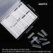 FANTESI 200 Pcs Extra Long Straight Square C Curve Clear Nail Tips for Salons & DIY Nail Art - Buy Online on GoSupps.com